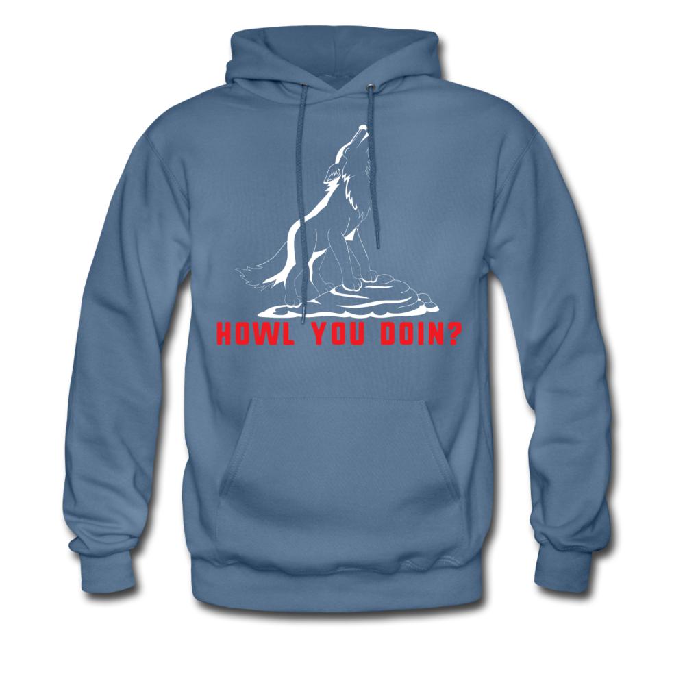 Howl you doin? Unisex Hoodie-Men's Hoodie | Hanes P170-I love Veterinary