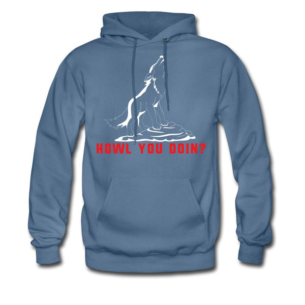 Howl you doin? Unisex Hoodie-Men's Hoodie | Hanes P170-I love Veterinary