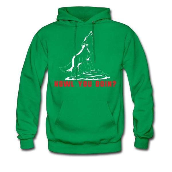 Howl you doin? Unisex Hoodie-Men's Hoodie | Hanes P170-I love Veterinary