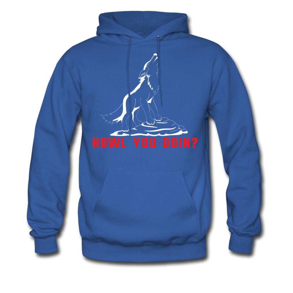 Howl you doin? Unisex Hoodie-Men's Hoodie | Hanes P170-I love Veterinary