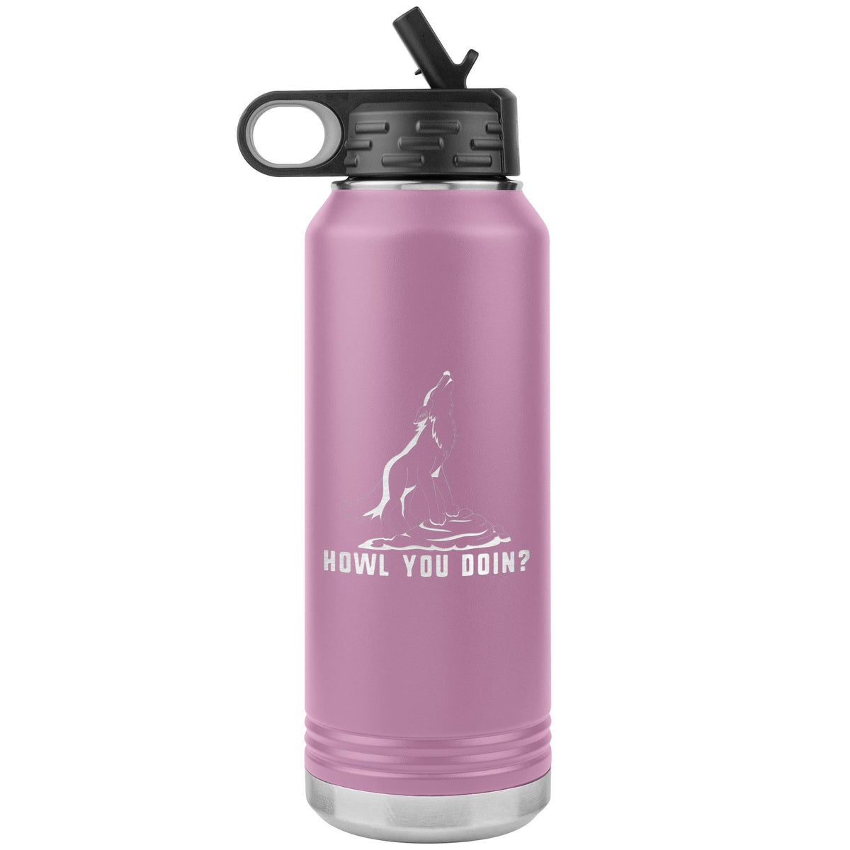 Howl you doin? Water Bottle Tumbler 32 oz-Water Bottle Tumbler-I love Veterinary