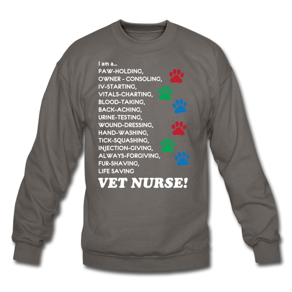 I am a... Vet nurse Crewneck Sweatshirt-Unisex Crewneck Sweatshirt | Gildan 18000-I love Veterinary
