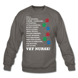 I am a... Vet nurse Crewneck Sweatshirt-Unisex Crewneck Sweatshirt | Gildan 18000-I love Veterinary