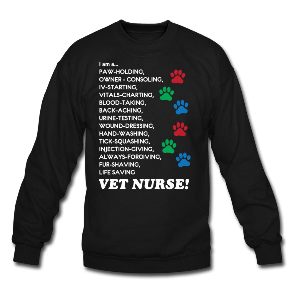 I am a... Vet nurse Crewneck Sweatshirt-Unisex Crewneck Sweatshirt | Gildan 18000-I love Veterinary