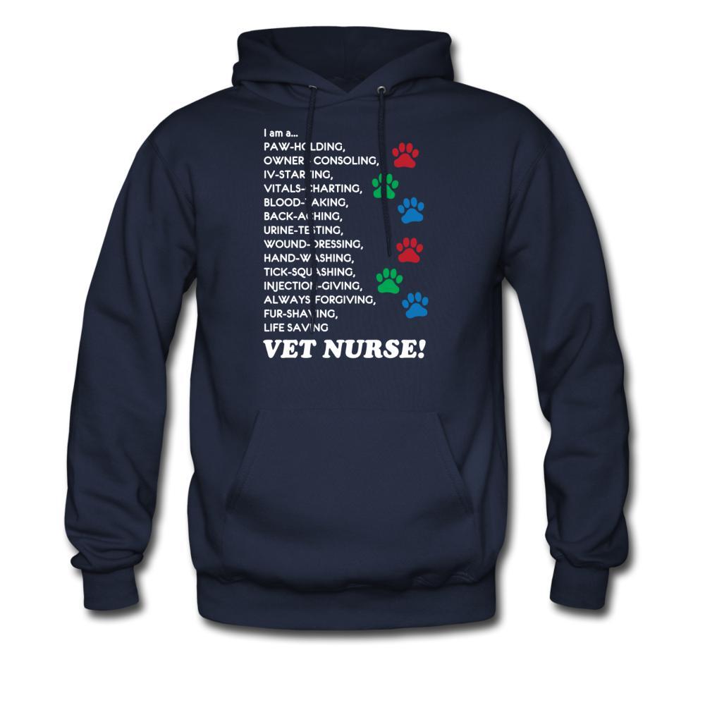 I am a... Vet nurse Unisex Hoodie-Men's Hoodie | Hanes P170-I love Veterinary