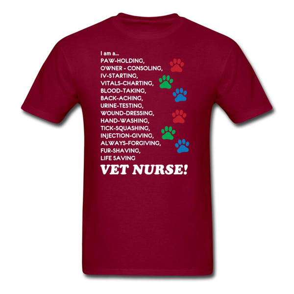 I am a... Vet nurse Unisex T-shirt-Unisex Classic T-Shirt | Fruit of the Loom 3930-I love Veterinary
