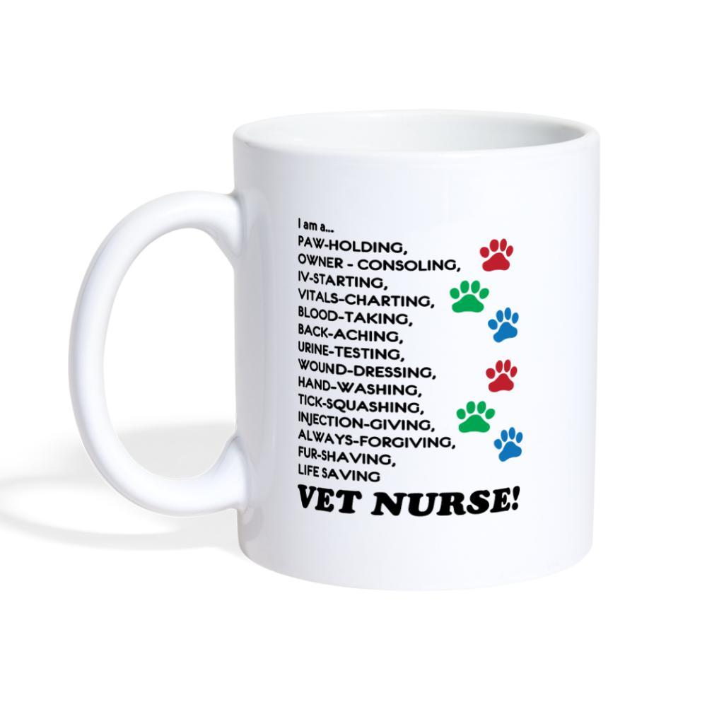 I am a... Vet nurse White Coffee or Tea Mug-Coffee/Tea Mug | BestSub B101AA-I love Veterinary