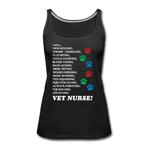 I am a... Vet nurse Women's Tank Top-Women’s Premium Tank Top | Spreadshirt 917-I love Veterinary