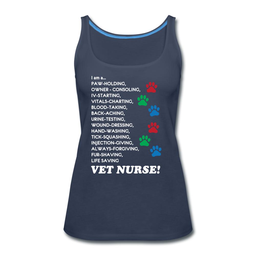 I am a... Vet nurse Women's Tank Top-Women’s Premium Tank Top | Spreadshirt 917-I love Veterinary