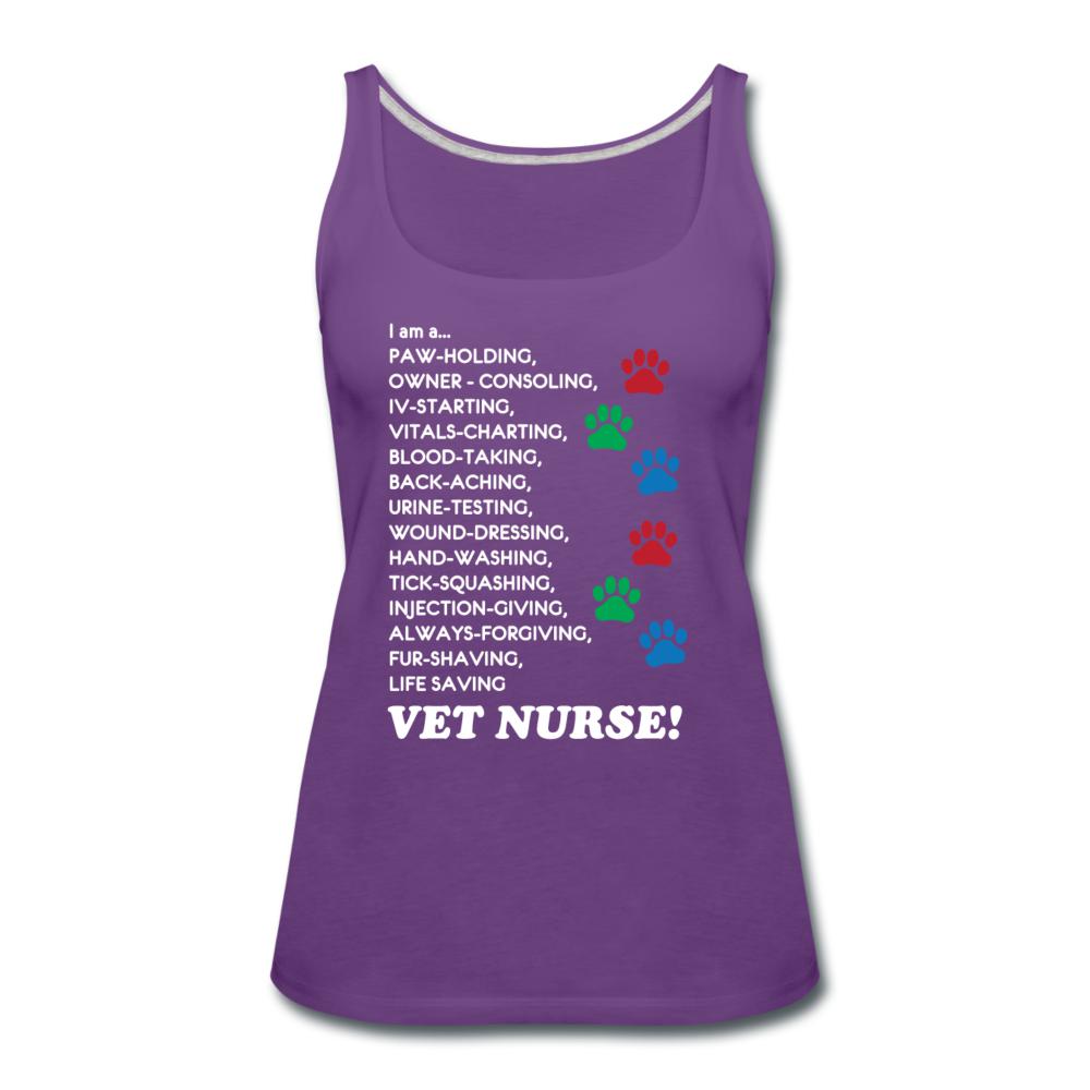 I am a... Vet nurse Women's Tank Top-Women’s Premium Tank Top | Spreadshirt 917-I love Veterinary