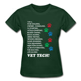 I am a... Vet tech Gildan Ultra Cotton Ladies T-Shirt-Ultra Cotton Ladies T-Shirt | Gildan G200L-I love Veterinary