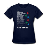 I am a... Vet tech Women's T-Shirt-Women's T-Shirt | Fruit of the Loom L3930R-I love Veterinary