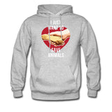 I just want to save animals Unisex Hoodie-Men's Hoodie | Hanes P170-I love Veterinary