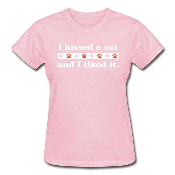 I kissed a cat Gildan Ultra Cotton Ladies T-Shirt-Ultra Cotton Ladies T-Shirt | Gildan G200L-I love Veterinary