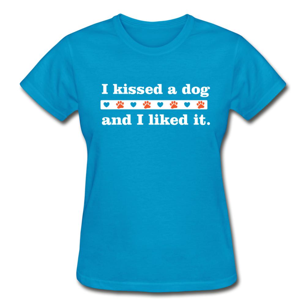 I kissed a dog and I liked it! Gildan Ultra Cotton Ladies T-Shirt-Ultra Cotton Ladies T-Shirt | Gildan G200L-I love Veterinary