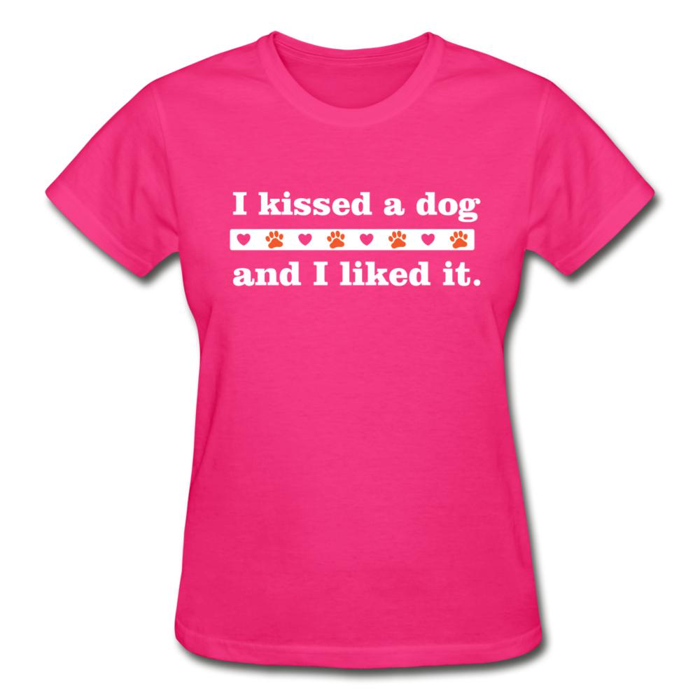 I kissed a dog and I liked it! Gildan Ultra Cotton Ladies T-Shirt-Ultra Cotton Ladies T-Shirt | Gildan G200L-I love Veterinary