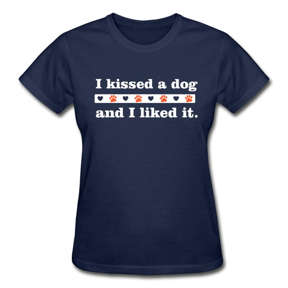 I kissed a dog and I liked it! Gildan Ultra Cotton Ladies T-Shirt-Ultra Cotton Ladies T-Shirt | Gildan G200L-I love Veterinary