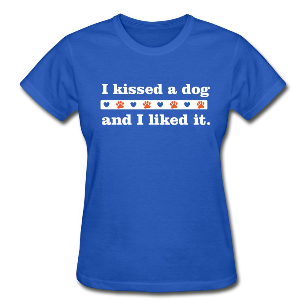 I kissed a dog and I liked it! Gildan Ultra Cotton Ladies T-Shirt-Ultra Cotton Ladies T-Shirt | Gildan G200L-I love Veterinary