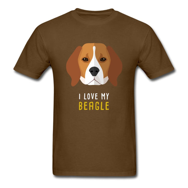 I love my Beagle Unisex T-shirt-Unisex Classic T-Shirt | Fruit of the Loom 3930-I love Veterinary