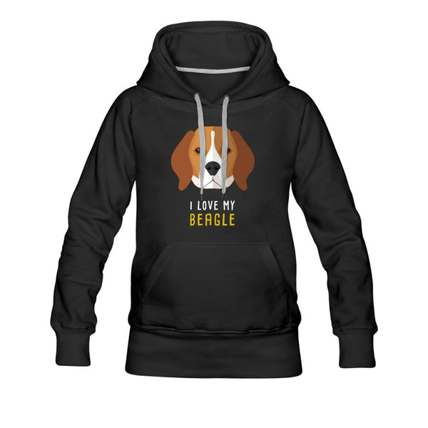 I love my Beagle Women’s Premium Hoodie-Women’s Premium Hoodie | Spreadshirt 444-I love Veterinary