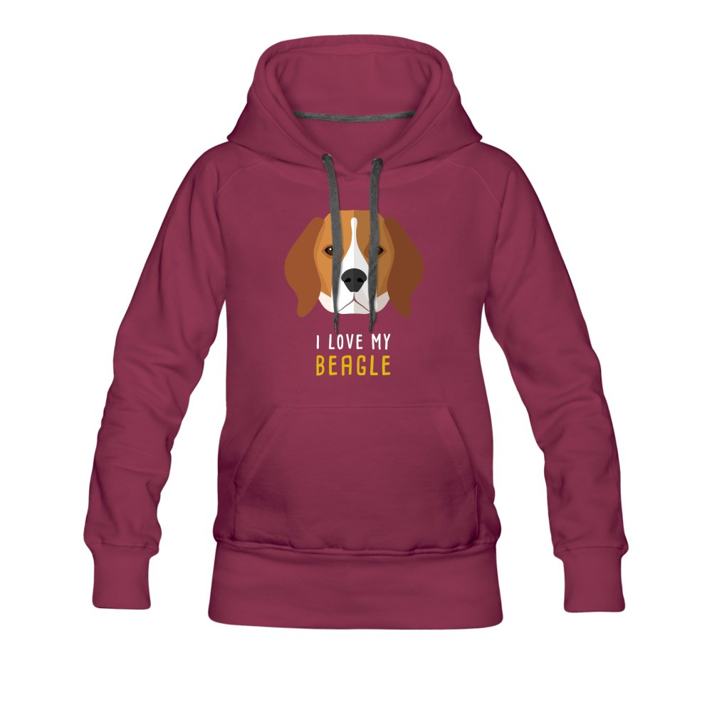 I love my Beagle Women’s Premium Hoodie-Women’s Premium Hoodie | Spreadshirt 444-I love Veterinary