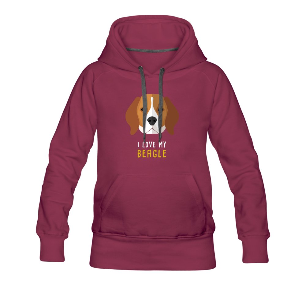 I love my Beagle Women's Premium Hoodie-Women’s Premium Hoodie | Spreadshirt 444-I love Veterinary