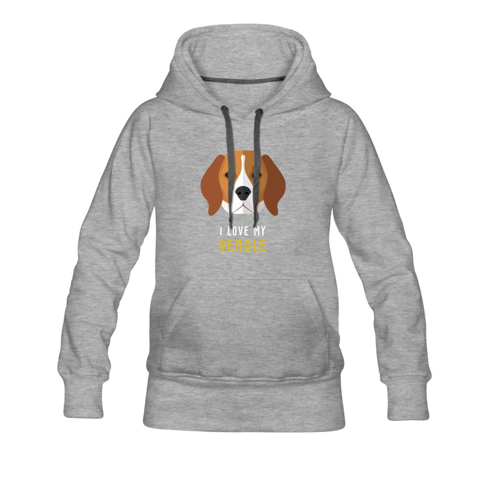 I love my Beagle Women's Premium Hoodie-Women’s Premium Hoodie | Spreadshirt 444-I love Veterinary