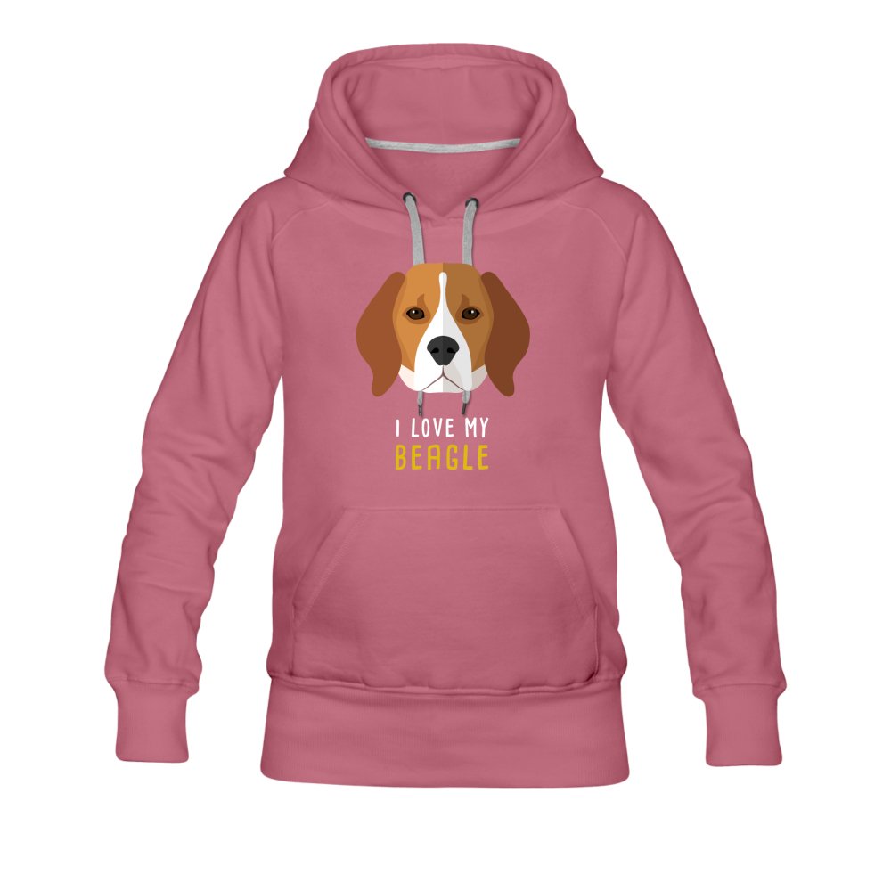 I love my Beagle Women’s Premium Hoodie-Women’s Premium Hoodie | Spreadshirt 444-I love Veterinary