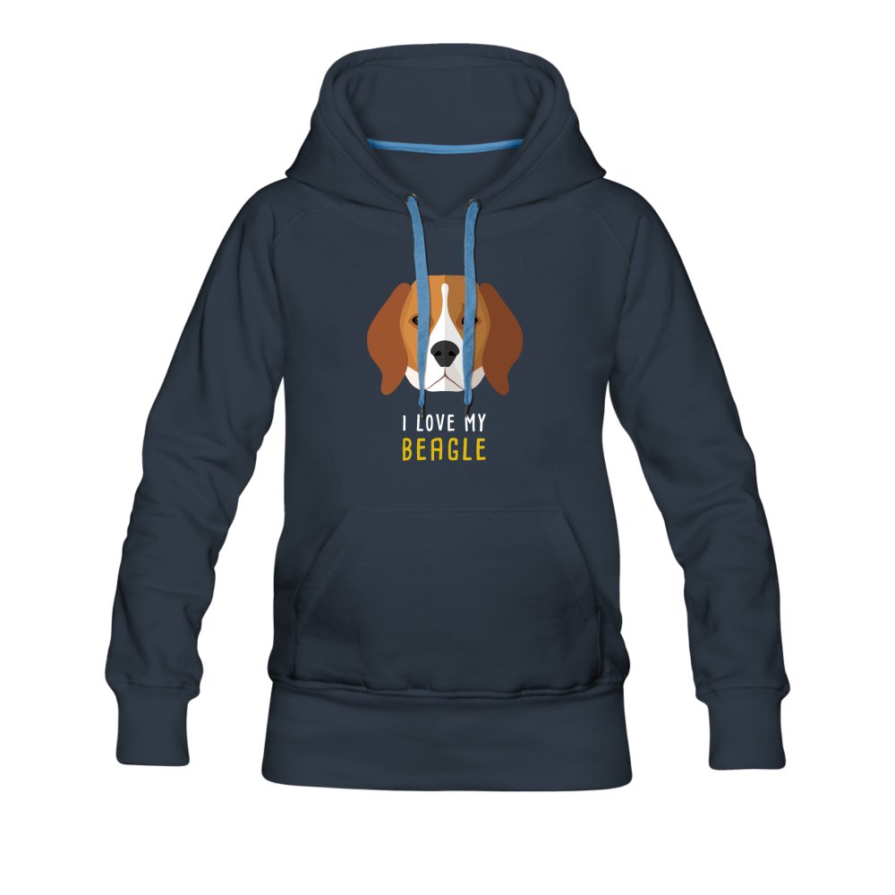 I love my Beagle Women's Premium Hoodie-Women’s Premium Hoodie | Spreadshirt 444-I love Veterinary