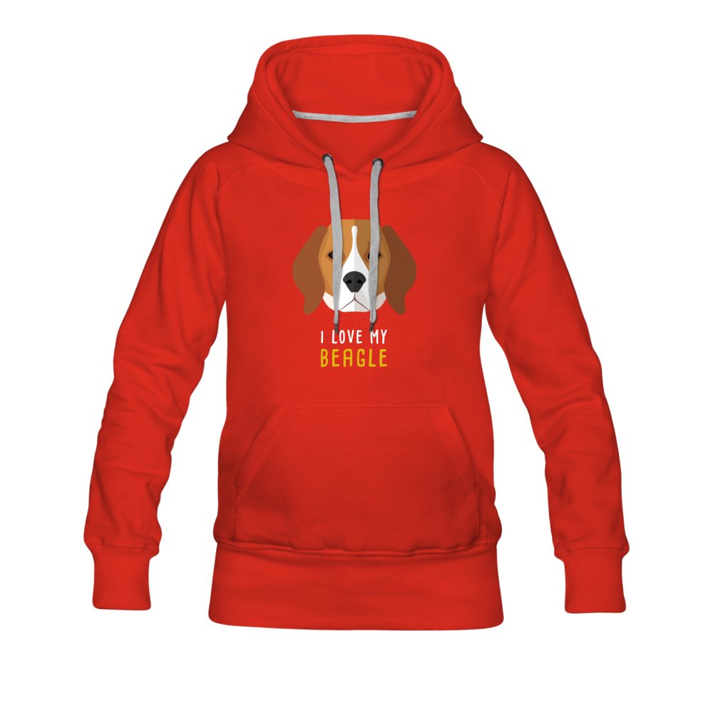I love my Beagle Women's Premium Hoodie-Women’s Premium Hoodie | Spreadshirt 444-I love Veterinary