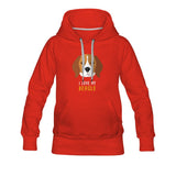 I love my Beagle Women's Premium Hoodie-Women’s Premium Hoodie | Spreadshirt 444-I love Veterinary
