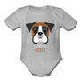 I love my Boxer Onesie-Organic Short Sleeve Baby Bodysuit | Spreadshirt 401-I love Veterinary