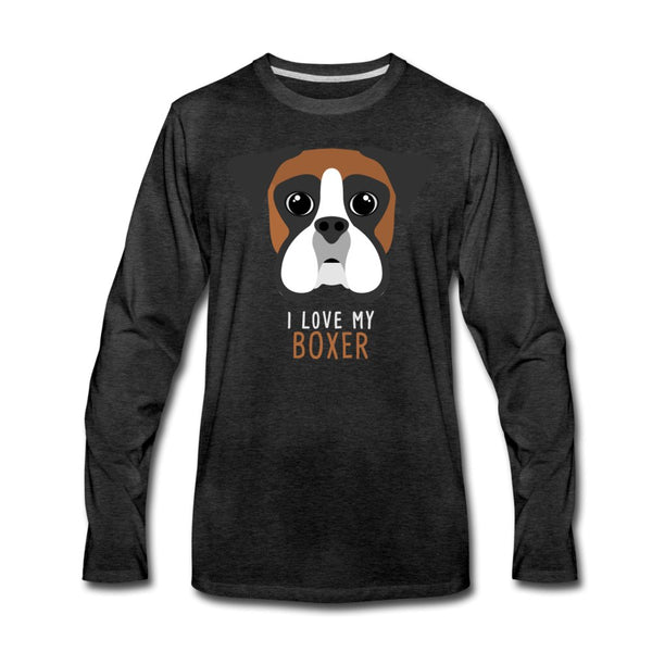 I love my Boxer Unisex Premium Long Sleeve T-Shirt-Men's Premium Long Sleeve T-Shirt | Spreadshirt 875-I love Veterinary