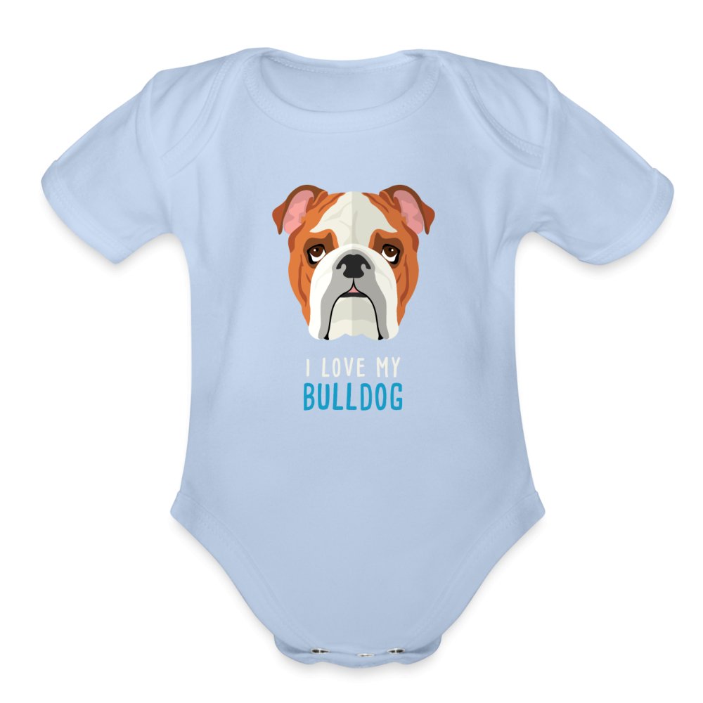 I love my Bulldog Onesie I love Veterinary