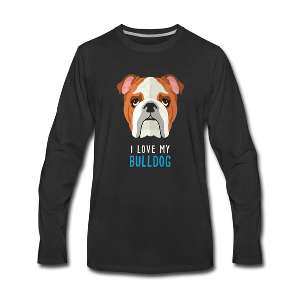 I love my Bulldog Unisex Premium Long Sleeve T-Shirt-Men's Premium Long Sleeve T-Shirt | Spreadshirt 875-I love Veterinary