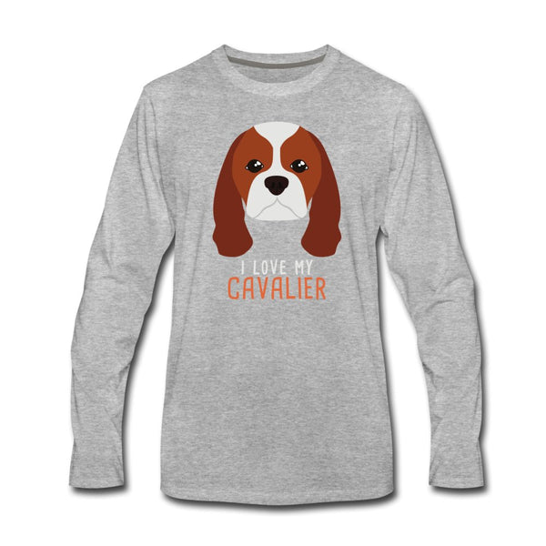 I love my Cavalier Unisex Premium Long Sleeve T-Shirt-Men's Premium Long Sleeve T-Shirt | Spreadshirt 875-I love Veterinary