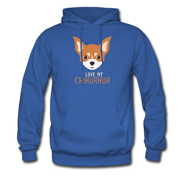 I love my Chihuahua Unisex Hoodie-Men's Hoodie | Hanes P170-I love Veterinary