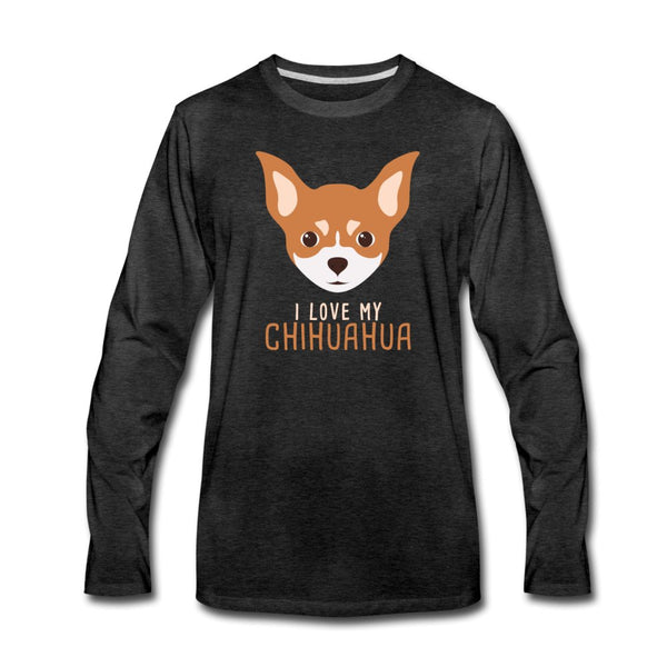 I love my Chihuahua Unisex Premium Long Sleeve T-Shirt-Men's Premium Long Sleeve T-Shirt | Spreadshirt 875-I love Veterinary