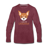 I love my Chihuahua Unisex Premium Long Sleeve T-Shirt-Men's Premium Long Sleeve T-Shirt | Spreadshirt 875-I love Veterinary