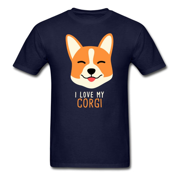 I love my Corgi Unisex T-shirt-Unisex Classic T-Shirt | Fruit of the Loom 3930-I love Veterinary