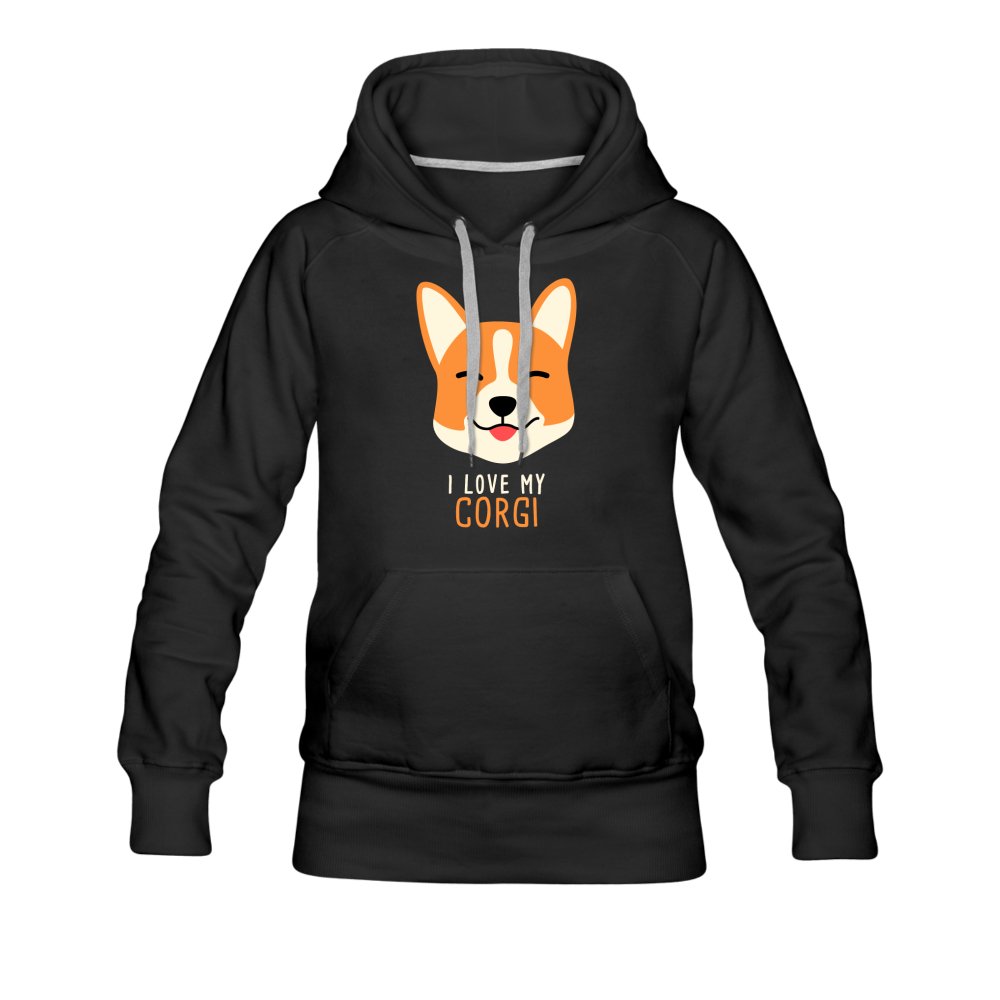 I love my Corgi Women's Premium Hoodie-Women’s Premium Hoodie | Spreadshirt 444-I love Veterinary