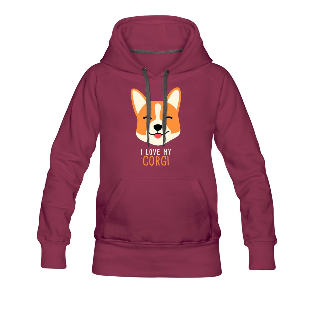 I love my Corgi Women's Premium Hoodie-Women’s Premium Hoodie | Spreadshirt 444-I love Veterinary