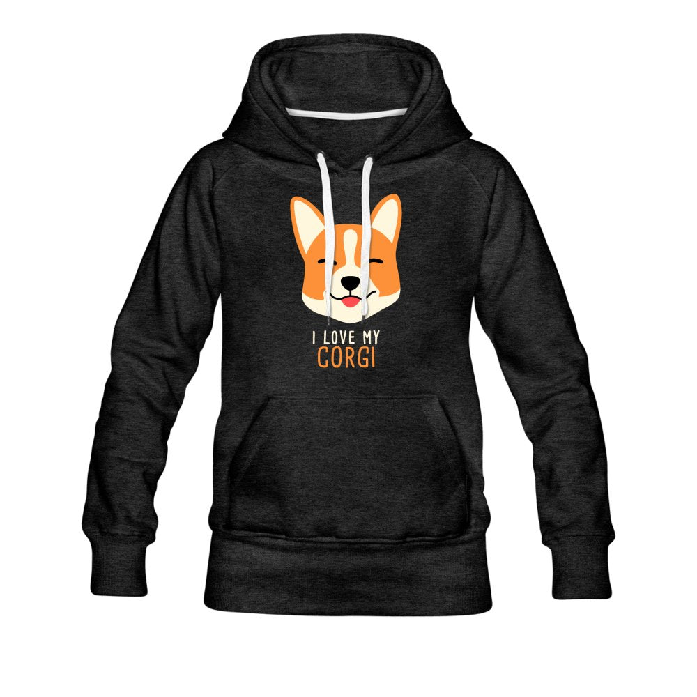 I love my Corgi Women's Premium Hoodie-Women’s Premium Hoodie | Spreadshirt 444-I love Veterinary