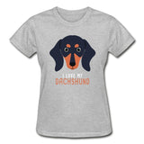 I love my Dachshund Gildan Ultra Cotton Ladies T-Shirt-Ultra Cotton Ladies T-Shirt | Gildan G200L-I love Veterinary