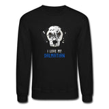 I love my Dalmatian Crewneck Sweatshirt-Unisex Crewneck Sweatshirt | Gildan 18000-I love Veterinary
