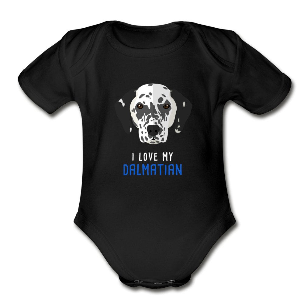 I love my Dalmatian Onesie-Organic Short Sleeve Baby Bodysuit | Spreadshirt 401-I love Veterinary
