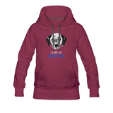 I love my Dalmatian Women's Premium Hoodie-Women’s Premium Hoodie | Spreadshirt 444-I love Veterinary