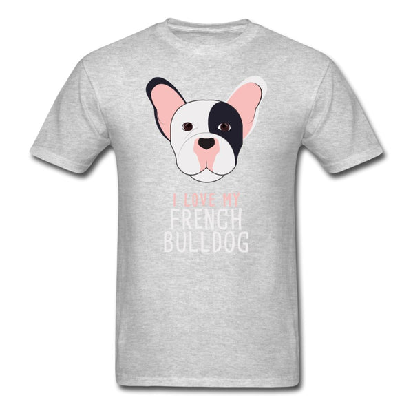 I love my French Bulldog Unisex T-shirt-Unisex Classic T-Shirt | Fruit of the Loom 3930-I love Veterinary