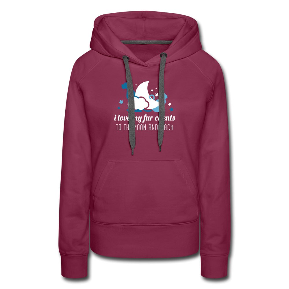 I love my fur clients Women’s Premium Hoodie-Women’s Premium Hoodie | Spreadshirt 444-I love Veterinary