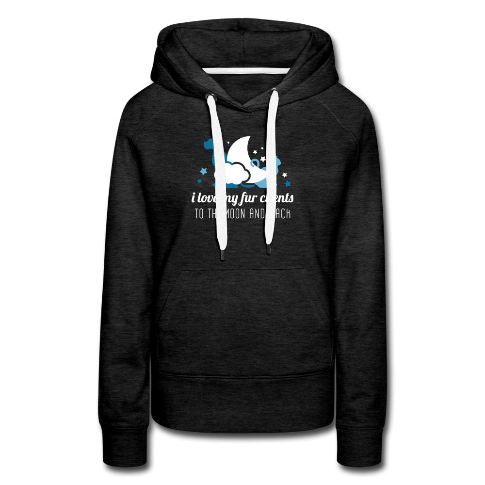 I love my fur clients Women’s Premium Hoodie-Women’s Premium Hoodie | Spreadshirt 444-I love Veterinary